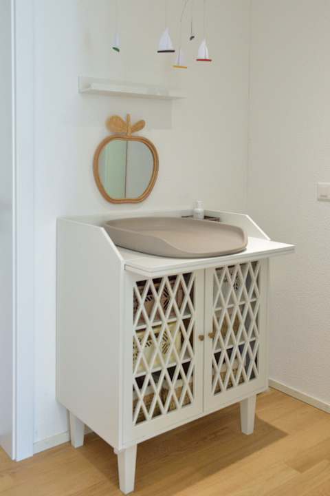 Baby Changing Station
For families traveling with little ones, the apartment includes a convenient baby changing station, making diaper changes easy and comfortable throughout your stay.