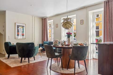 High End Danish Design Living Room