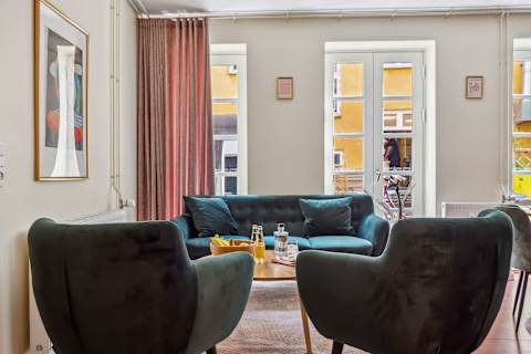 High End Danish Design Living Room