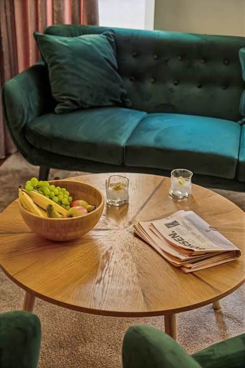 High End Danish Wood Design Living Room