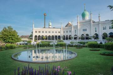 Just a short walk away — experience the magic of Tivoli Gardens, especially as it lights up in the evening.