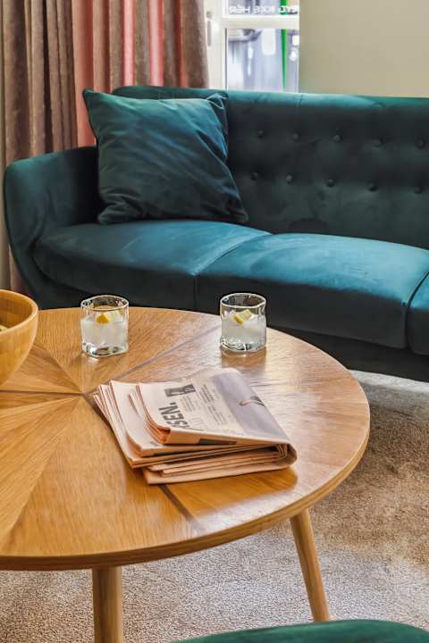 High End Danish Wood Design Living Room