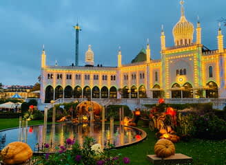 Just a short walk away — experience the magic of Tivoli Gardens, especially as it lights up in the evening.
