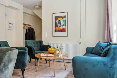 High End Danish Design Living Room