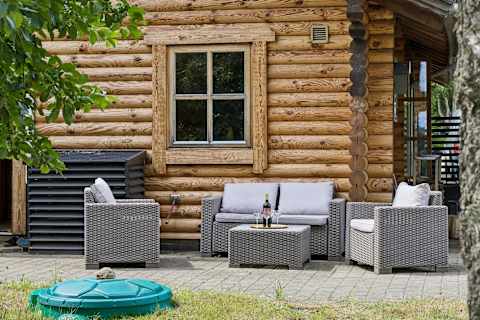 Settle into the lounge seating, enjoy the fresh country air, and let the peaceful views help you completely unwind.